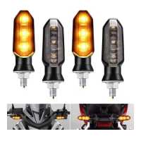 ราคา ไฟสัญญาณเลี้ยว LED รถจักรยานยนต์ขนาดเล็ก8มม 12V Moto ไฟแสดงสถานะสีเหลืองสะท้อนแสงกระพริบอุปกรณ์ไฟสัญญาณเลี้ยว (19642800728)
