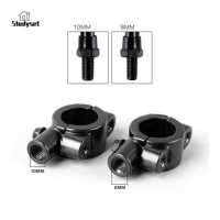 ราคา Studyset IN stock Motorcycle Handle Bar Mirror Mount Holder Rearview Handlebar Mirror Clamp (19995298225)