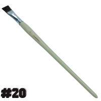 ราคา สง่า มะยุระ พู่กันแบน พู่กัน ขนสังเคราะห์ เบอร์ 1 24 (18126887515)