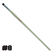 ราคา สง่า มะยุระ พู่กันแบน พู่กัน ขนสังเคราะห์ เบอร์ 1 24 (18126887521)