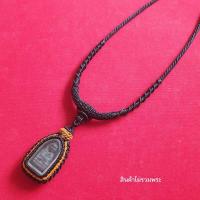 ราคา สร้อยเชือกเทียนถัก สร้อยพระ ถักมือทั้งเส้น ห้อยพระ 1 2 องค์ หน้า หลัง ชนิดสวมหัว (17338899613)