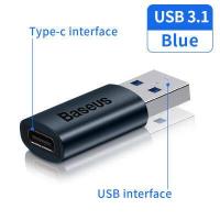 ราคา USB อะแดปเตอร์แปลง Baseus USB 3 1 OTG Adapter USB C ชายกับ USB A หญิง Converter 10Gbps Data Sync สำหรับ Macbook Samsung Xiaomi Oppo ฯลฯ OTG Connector (12298396172)