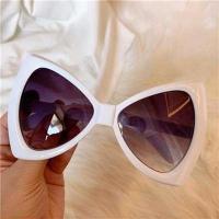 ราคา สีขาวคือแว่นตากันแดดฮาราจูกุ แว่นกันแดดกรอบกลมย้อนยุคของผู้หญิง กรอบตัดใบหน้าบาร์ แว่นตาเพื่อนที่ดีที่สุดของคู่ Tiaodi (15125087500)