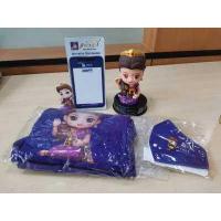 ราคา ตุ๊กตาแม่มณี ไทยพาณิชย์ SCB ผ้ากันเปื้อนแม่มณี หน้ากากแม่มณี นางกวักแม่มณี สายมู ครบชุด แม่มณี นางกวัก ม่วง (17547101117)