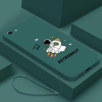 ราคา Casing for iphone 5 IPhone 5s phone case Cute Astronaut Soft Liquid Silicone Cover Shockproof Cartoon astronaut new design elegant send free lanyard (14908109348)
