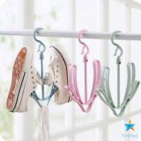 ราคา TookDee ไม้แขวนรองเท้าอเนกประสงค์ ไม้ห้อยรองเท้า ไม้แขวนตากรองเท้า ที่ตากรองเท้า รุ่นพลาสติก ขนาด 30 19 ซม คละ Shoes Hangers มีสินค้าพร้อมส่ง (17108654382)