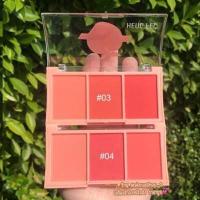 ราคา ปัดแก้ม บลัชออน3ช่อง3เฉดสี Heng Fei Sweet Heart Matte Blusher Palatte บลัชออนลูกพีช 3 ช่อง 3 สี สีน่ารักมากโทนชมพู นู้ด ส้ม สีสวย (9206045764)