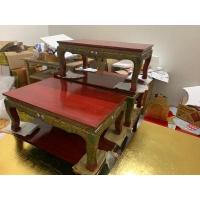 ราคา โต๊ะไตร กล่องอภิธรรม กล่องพระธรรม พระอภิธรรมปิฎก โต๊ะพระอภิธรรม ตู้อภิธรรม ตู้พระอภิธรม ชุดกล่องธรรม ลงรักปิดทอง (14548653045)