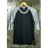 ราคา เสื้อแขนสามส่วน เสื้อแขนสามส่วนวินเทจ เสื้อไหล่สโลป เสื้อยืด เสื้อยืดวินเทจ หลากสี รหัสสินค้าT 3 4 (17332507573)