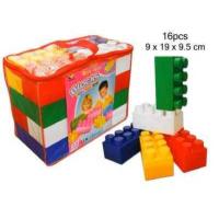 ราคา ตัวต่อขนาดใหญ่ 16 ชิ้น ของเล่นบล็อกจัมโบ้ ชุดตัวต่อยักษ์พร้อมกระเป๋าเก็บ บล็อคตัวต่อไซส์ยักษ์ ตัวต่อเสริมพัฒนาการ (19410760017)