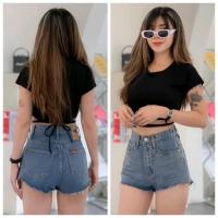 ราคา กางเกงยีนส์ขาสั้น ป้าย Tan jeans ครบไซส์ S M L XL (19407279919)