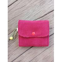 ราคา กระเป๋าสตางค์3พับ ผ้าลูกฟูกจ้า สีหวานๆน่ารักๆ (19251915512)