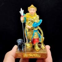ราคา เทพสามตา เอ้อหลางเสิน งานกิมซิ้นนำเข้า กว้าง2นิ้ว สูง4นิ้ว ผ่านพิธีปลุกเสกจากวัดมังกร เป็นงานเรซิ่นลงสีเคลือบทอง งดงามเกินราคา C (13207404336)