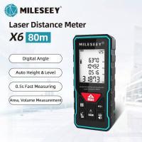 ราคา Mileseey เลเชอร์วัดระยะ X5 X6 เครื่องวัดระยะด้วยเลเซอร์ 40M 60M 100M สำหรับวัดระยะทาง พื้นที่ ปริมาตร เครื่องมือวัดเลเซอร์ Bubble Mute เครื่องวัดระยะเลเซอร์อัจฉริยะ (17269347169)