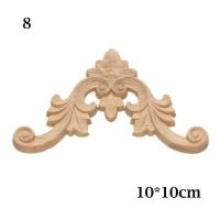 ราคา SARAHBOWSH คุณภาพสูงไม้แกะสลักชิ้นส่วนเฟอร์นิเจอร์ติดผนังลายดอกไม้ธรรมชาติกรอบศิลปะการปะติดทำจากไม้งานฝีมือแกะสลักไม้ (20006158221)