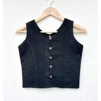 ราคา เสื้อครอปแขนกุดผ้าฝ้าย เสื้อก้อม พื้นเมืองล้านนา (18779102829)