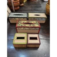 ราคา กล่องทิชชู่ กล่องใส่ทิชชู่ไม้สักแท้ 100 ทำจากไม้สักแก่ กล่องทิชชู่สาน (18908364346)