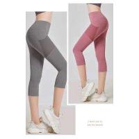 ราคา พร้อมส่ง AL YOGA 016 กางเกงโยคะขา 5 ส่วน มีกระเป๋าข้าง กางเกงเลกกิ้งออกกำลังกายผู้หญิง เป้าสามเหลี่ยม ไร้ตะเข็บ (10533686334)