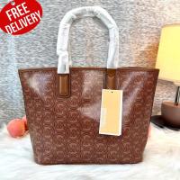 ราคา กระเป๋าสะพาย MICHAEL KORS JODIE SMALL LOGO JACQUARD TOTE BAG 35H1T2JT1C ออก Shop USA รับประกันของแท้ 100 (14026241629)