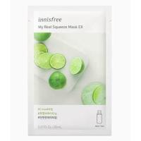 ราคา อินนิสฟรี มาส์กหน้า 18 สูตร Innisfree My Real Squeeze Mask 20 ml แผ่นมาส์กหน้า (7248092188)
