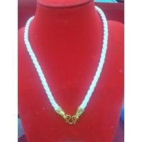 ราคา สร้อยคอไหมญี่ปุ่นเป็นไหมแท้มีความนุ่ม มาพร้อมหัวจรวดสีทอง เส้นไหมมีสี ดำ แบบเ2เกลียว สีดำ สามเกลียว สีน้ำตาล สามเกลียว สีเหลือง สามเกลียว สีเงิน สีทอง สามเกลียว สีขาวสามเกลียว มีคว (11938559817)