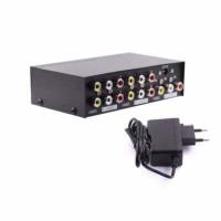 ราคา กล่องแปลงสัญญาณ AV Mt 104av 4 Port Video Audio Splitter 1 in 4 Out Av Divider Rca Splitter (4507146406)