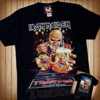 ราคา เสื้อยืดฤดูร้อน เสื้อวง IRONMAIDEN สกรีนคมชัดHเสื้อทรงเอ เสื้อทรงซ้อ เสื้อวง เสื้อวงวินเทจS 5XL (19620677026)