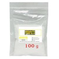 ราคา 5025 100G กรดมะนาว 99 กรดซิตริก Citric Acid หรือกรดมะนาว 99 บรรจุ 100 กรัม ซิตริก แอซิด โมโนไฮเดรต (18837844978)