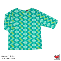 ราคา เสื้อแตงโม SUIKA เสื้อผ้าป่านมัสลิน คอปาดกระดุมหลัง 3 เม็ด แขนสามส่วน M C3 071 (19292768608)