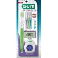 ราคา Sunstar Gum Orthodontic complete kit เซทแปรงสีฟันจัดฟันและอุปกรณ์ดูแลช่องปากสำหรับผู้จัดฟัน ไม่มีของแถม short expire (803066666)