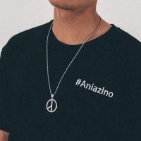 ราคา แฟชั่นเก้าสันติภาพเข้าสู่ระบบไทเทเนียมเหล็กสร้อยคอแฟชั่นผู้ชายฮิปฮอปสแตนเลสจี้จี้ (16435109635)