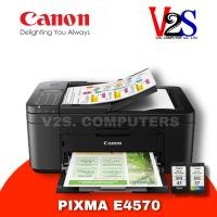 ราคา Printer เครื่องปริ้นเตอร์ Canon PIXMA E4570 AIO Wi Fi มัลติฟังก์ชันอิงค์เจ็ท 4 IN 1 มีหมึกแท้พร้อมใช้งาน (15840895476)