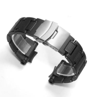 ราคา โซ่นาฬิกาเหล็กพลาสติกเหมาะสำหรับ Master สายนาฬิกา Casio G Shock รุ่น GW A1100 GW4000 GA1000 (18489294129)