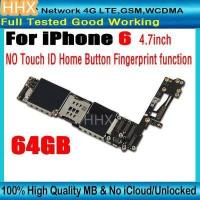 ราคา เมนบอร์ดของแท้100 ชิ้นสำหรับ Iphone 6 Plus 6S Plus 6 6S ปลดล็อกเมนบอร์ด32GB 64GB บอร์ดลอจิก128GB (17411021550)