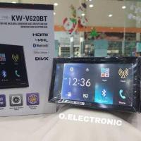 ราคา JVC KW V620BT เครื่องเล่น 2 DIN สินค้าใหม่แกะกล่อง ลดเยอะมาก (19051096092)