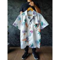 ราคา Zanischo เสื้อฮาวาย พิมพ์ลายใบไม้ สไตล์เกาหลี ผ้าบางเบา ใส่สบายไม่ต้องรีด (19509422166)