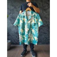 ราคา Zanischo เสื้อฮาวาย พิมพ์ลายใบไม้ สไตล์เกาหลี ผ้าบางเบา ใส่สบายไม่ต้องรีด (19509422165)