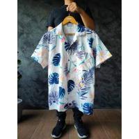 ราคา Zanischo เสื้อฮาวาย พิมพ์ลายใบไม้ สไตล์เกาหลี ผ้าบางเบา ใส่สบายไม่ต้องรีด (19509422162)