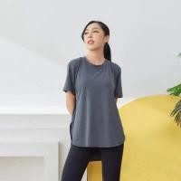 ราคา Penny Activewear เสื้อออกกำลังกาย แขนสั้น Gwen Top ตัวยาว คลุมสะโพก ปิดสะโพกมิด ใส่ทับบรา เสื้อฟิตเนส เสื้อโยคะ เสื้อวิ่ง ปิดเลกกิ้ง (19725725351)