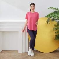 ราคา Penny Activewear เสื้อออกกำลังกาย แขนสั้น Gwen Top ตัวยาว คลุมสะโพก ปิดสะโพกมิด ใส่ทับบรา เสื้อฟิตเนส เสื้อโยคะ เสื้อวิ่ง ปิดเลกกิ้ง (18165066068)