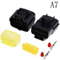 ราคา Ministar 1ชุด1 2 3 4 6 8 10 12 Pin Way ขั้วต่อสายไฟกันน้ำปลั๊กตัวต่อรถยนต์ (3564368299)