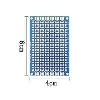 ราคา พีซีบี PCB Board บอร์ด ไข่ปลา แบบ 2 หน้า FR4 PTH Plated Through Hole Prototype PCB ระยะ pitch 2 54mm DIY 2x8cm 3x7cm 4x6cm 5x7cm 7x9cm 9x15cm FR 4 (20034792571)