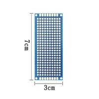 ราคา พีซีบี PCB Board บอร์ด ไข่ปลา แบบ 2 หน้า FR4 PTH Plated Through Hole Prototype PCB ระยะ pitch 2 54mm DIY 2x8cm 3x7cm 4x6cm 5x7cm 7x9cm 9x15cm FR 4 (20034792572)