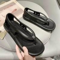 ราคา CHOMA รองเท้าแตะ รองเท้าเกาหลี รองเท้ารัดส้น รองเท้าหูคีบ รองเท้าพื้นนุ่ม เบา (17967553792)