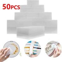 ราคา ชุดยางลบฟองน้ำมายากลใยบวบ100ชิ้นฟองน้ำยางขจัดสิ่งปนเปื้อนสำหรับ100X60X20MM เครื่องมือทำความสะอาดห้องครัวสำนักงาน (19408844024)