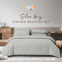 ราคา ibed ชุดผ้าปูที่นอนครบเซ็ท Softex Satin ลายริ้ว Imperial Blue 3 5 ฟุต 5 ฟุต 6 ฟุต STRIPED COLLECTION (16692795874)