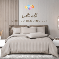 ราคา ibed ชุดผ้าปูที่นอนครบเซ็ท Softex Satin ลายริ้ว Imperial Blue 3 5 ฟุต 5 ฟุต 6 ฟุต STRIPED COLLECTION (16692795897)