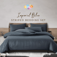 ราคา ibed ชุดผ้าปูที่นอนครบเซ็ท Softex Satin ลายริ้ว Imperial Blue 3 5 ฟุต 5 ฟุต 6 ฟุต STRIPED COLLECTION (16692795870)