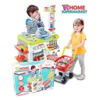 ราคา Home Supermarket ชุดของเล่น จำลองซุปเปอร์มาเก็ต รถเข็น (11116124916)