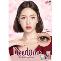 ราคา COD คอนแทคเลนส์พริตตี้ดอล Pretty doll Contact Lens รุ่น Freedom ค่าสายตา ปกติ สี Gray brown 0 00 6 00 (7744531507)